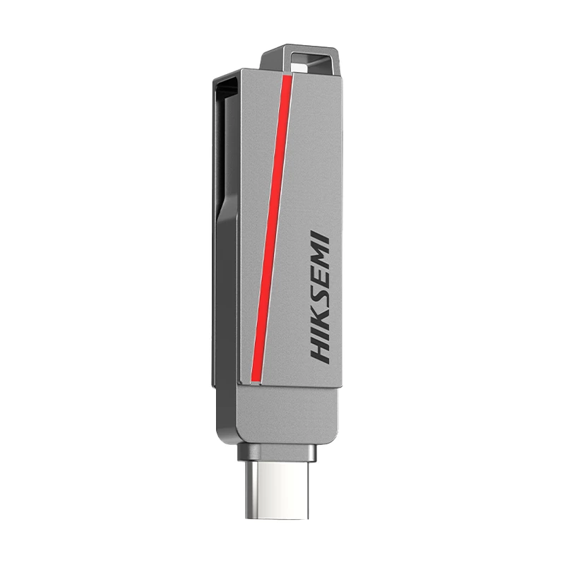 HIKSEMI CLE USB 64 GB E307C U3 Dual USB 3.2 and USB Type-C Grey