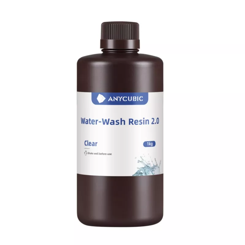 ANYCUBIC Water-Wash 2.0 1kg Resin Transparent