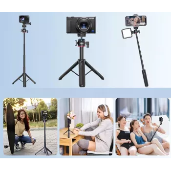Ulanzi MT-73 Tripod Monopod with 3D Pan/Tilt Head and Phone Holder