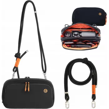 ULANZI YY08 Sling Bag for Camera, Gaming Console, Black