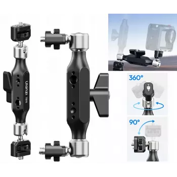 ULANZI Magic Arm 360° with 1/4 inch and 3/8 inch Threads for Camera Camcorder TB15 T058GBB1