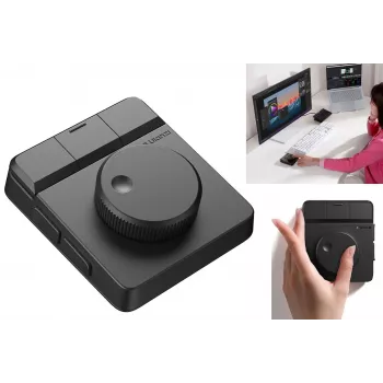 ULANZI D100H Bluetooth 5.0 Haptic Video Controller with Rotary Knob and OLED Display