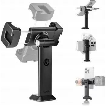 ULANZI MA54 Phone Holder with 1/4 inch Thread and Arca-Swiss Quick Release Plate, Black