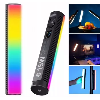 Ulanzi B15RGB 15W LED Tube Light with RGB and CCT Modes