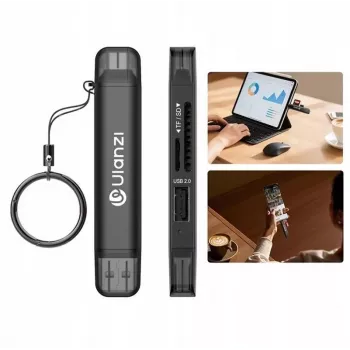 Ulanzi CR1 3-in-1 USB 3.0 / USB-C SD TF MicroSD Card Reader 150-200 MB/s