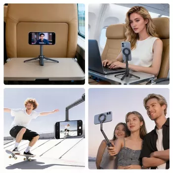 ULANZI MT71 MagSafe Selfie Stick Mini Tripod 33.5 cm Black