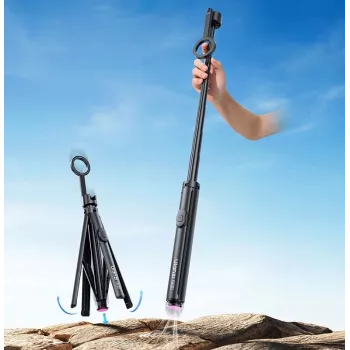 ULANZI SK-21 Auto-Open 2-in-1 Tripod & Selfie Stick 180cm with MagSafe Magnetic Phone Holder and Bluetooth Remote