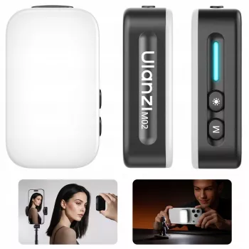 ULANZI M02 LED Video Light with MagSafe, 7W, 5600K, USB-C