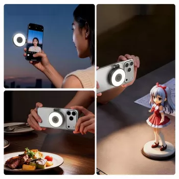 ULANZI LM21 LED Video Light with MagSafe, 2500K-9000K, 6W, White
