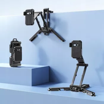 ULANZI CO81 Mantis Tripod with Arca-Swiss QR Plate, 1/4 inch Screw, for Camera/Phone/Vlog