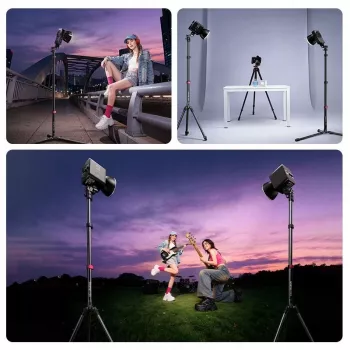 Ulanzi TT43II Mini Tripod / Lighting Stand - 43cm, 2kg Load, Black