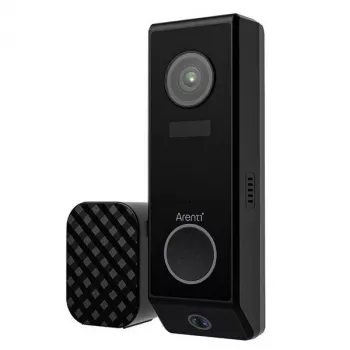 Arenti P10 Doorbell 2K Smart Video Doorbell with Wireless Chime, IP65, PIR + AI Detection, Rechargeable Battery or Wired, Works with Alexa/Google Assistant