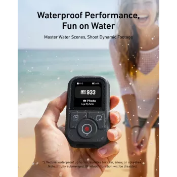 TELESIN Wireless Bluetooth Remote Control for DJI Osmo Action 6/5 Pro/4/3, Osmo Pocket 3/2/1 - S5-RMT-03-TDJ