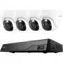 Reolink NVS8-12MD4 8-Channel 12MP PoE NVR Security Camera System with 4 Cameras