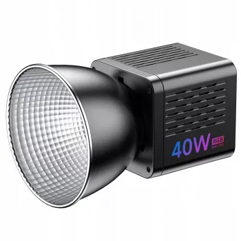 Ulanzi L024 40W RGB Bi-Color LED Video Light with 1/4 inch-20 Mount, 2500-6500K, CRI/TLCI >95