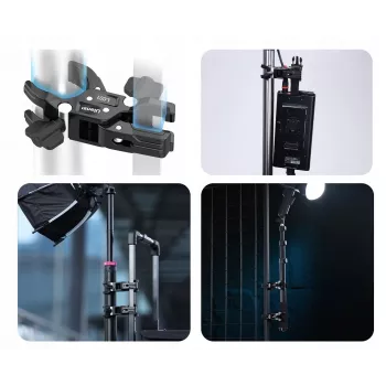 Ulanzi LC01 Double Ball Head Magic Arm Kit with 2x Super Clamp