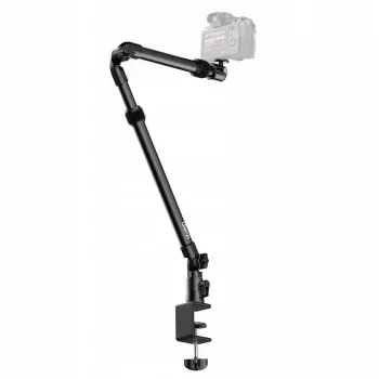Ulanzi ZJ02 Super Clamp / Crab Clamp with 1/4 inch and 3/8 inch Threads, Aluminum Alloy, Black