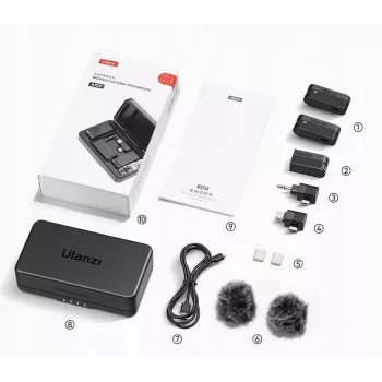 Ulanzi A100 Wireless Microphone USB-C / USB-A / 3.5mm Jack