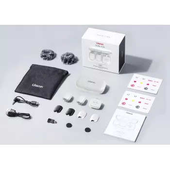 Ulanzi A30 Tiny Wireless Audio Transmission Kit - USB-C, White