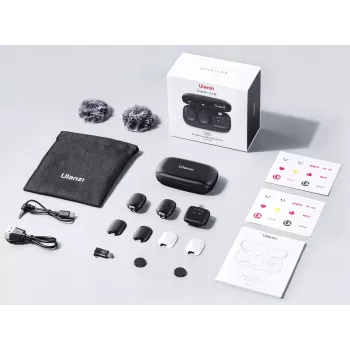 Ulanzi A30 Tiny Wireless Audio Transmission Set - USB-C, Black