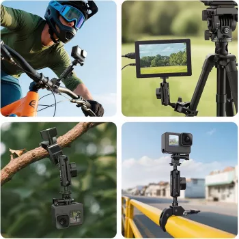 Ulanzi R105 Articulating Magic Arm with Super Clamp Mount