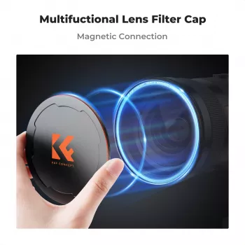 K&F Concept M-Cap Magnetic Lens Cap 86mm Black