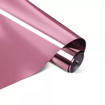 LOKLIK Permanent Self-Adhesive Vinyl Film Mirror Metallic Silver 30x180 cm