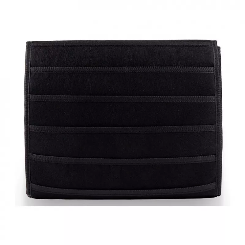 LOKLIK Vinyl Roll Holder - Wall Mounted Storage for 24 Rolls, Black