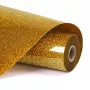 LOKLIK Glitter Heat Transfer Vinyl - Golden - 30.5 x 90 cm (SG-HTV-1568-US-L-B2B)