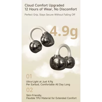 Dudao U20 TWS Bluetooth Wireless Earbuds - White
