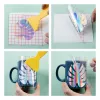LOKLIK Europe Permanent Adhesive Vinyl Material Set (A4) - 20 Assorted Colors