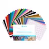 LOKLIK Europe Permanent Adhesive Vinyl Material Set (A4) - 20 Assorted Colors