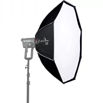 Amaran Octa Dome 120 Softbox with Bowens Mount, 120cm Octagonal, Diffusion & Grid