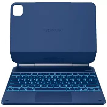 Typecase Edge Keyboard Case for iPad Air 13 M2 2024 / M3 2025 / M4 2026, Pacific Blue