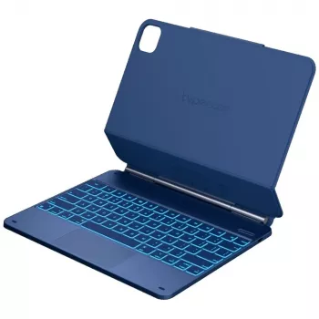 Typecase Edge Keyboard Case for iPad Air 13 M2 2024 / M3 2025 / M4 2026, Pacific Blue