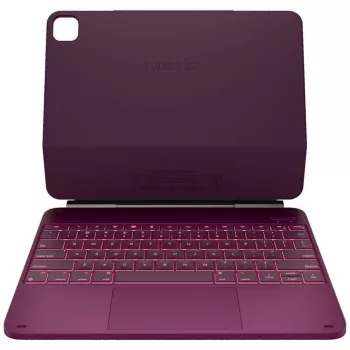 Typecase Edge Keyboard Case for iPad Pro 13 2024/2025, Raspberry