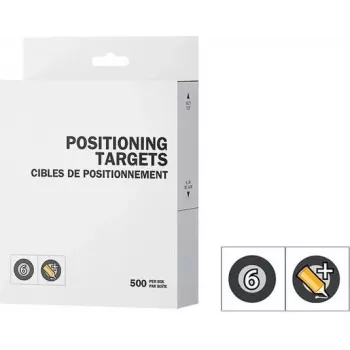 CREAFORM PEEL 3 Positioning Targets 6mm with Black Contour and Regular Adhesive 1x500 (ACC-P3D-PTBC3)