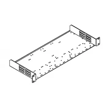 Kramer Electronics RK-1 Rack Mount Kit - 1U - 19 inch (48.3 cm) - Black