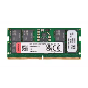 Kingston Technology KVR56S46BS8-32 32 GB DDR5 5600 MT/s SO-DIMM Memory Module