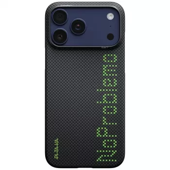 PITAKA Aries Ultra-Slim No Problemo MagSafe Case for iPhone 17 Pro Max, Black