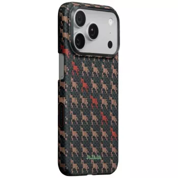 PITAKA Edge Case Happiness Rides In for iPhone 17 Pro, Ebon Kylin