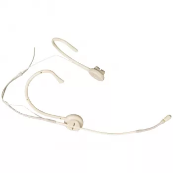 Kindermann MU-55HNS-3M Neckband Microphone - Black, 3m Cable, Omnidirectional, Electret Condenser