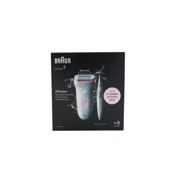 Braun Silk-épil 7 7-210 Wet & Dry Epilator Set with Shaver, Trimmer, and Charging Cradle