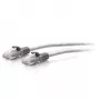 CABLES2GO C2G 1ft (0.3m) Cat6a Snagless Unshielded (UTP) Slim Ethernet Network Patch Cable - Gray