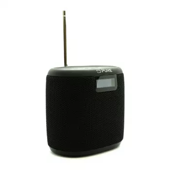 Pure Acoustics Pure Woodland Mini Waterproof Outdoor Speaker with FM/DAB+ Radio, Black
