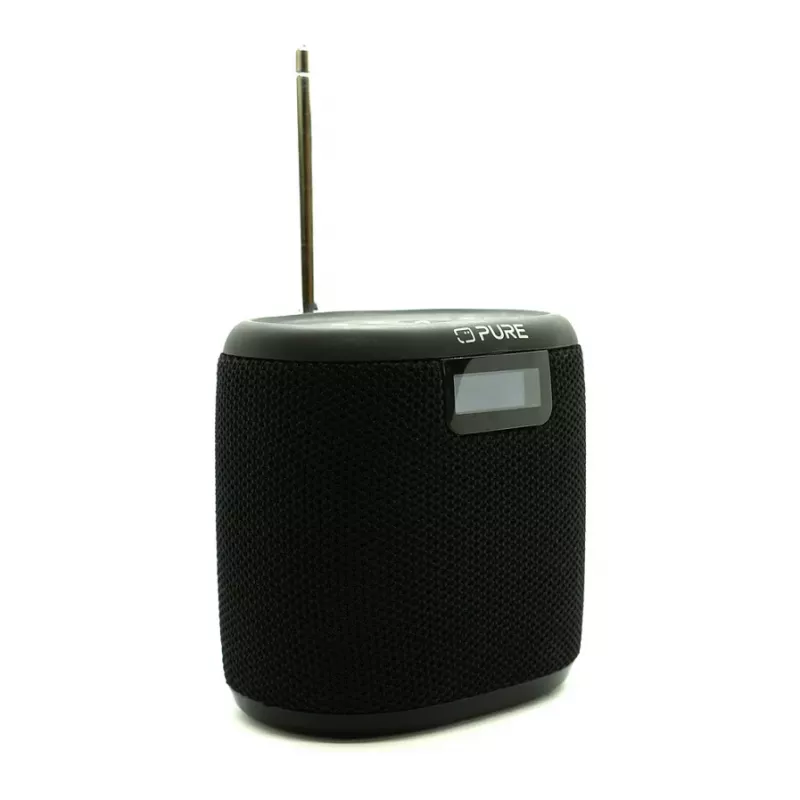 Pure Acoustics Pure Woodland Mini Waterproof Outdoor Speaker with FM/DAB+ Radio, Black