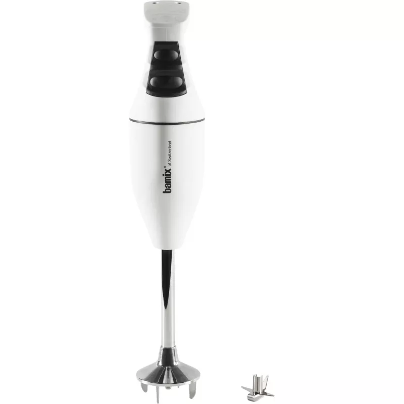 Bamix Classic Bianco C 140 Immersion Blender, White, 140 W