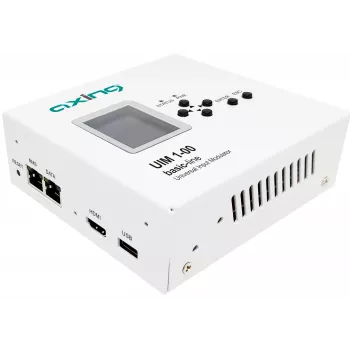 AXING UIM 1-00 Universal Input Modulator HDMI CVBS YPbPr to RF DVB-T/C