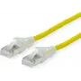 Dätwyler Cat.6A U/UTP Patch Cable, Yellow, 0.5m, AMP v2, LS0H