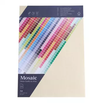 Artoz Papier Mosaic Ivory A4 90 g/m² 25 Sheets Stationery Paper